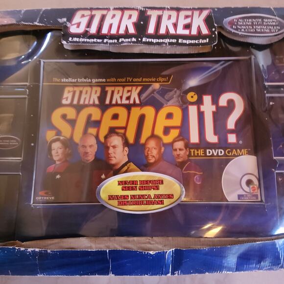 Star Trek Scene It Ultimate Fan Pack The DVD Game Mattel 2010 Damaged Open Box - Picture 5 of 16